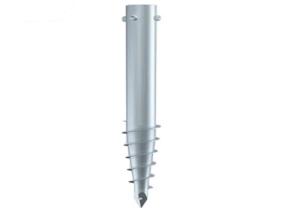 Quality Helical Ground Screw Piles For Solar Photovoltaic Brackets Thickness 3~3.5mm wholesale
