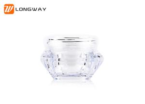 Quality 5g 10g 15g diamond effect face cream cosmetic plastic jar plastic cream container wholesale