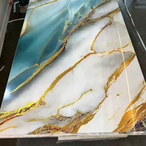 Quality PVC marble Wall Panel Decorations for High-End Apartment UV wall board wholesale