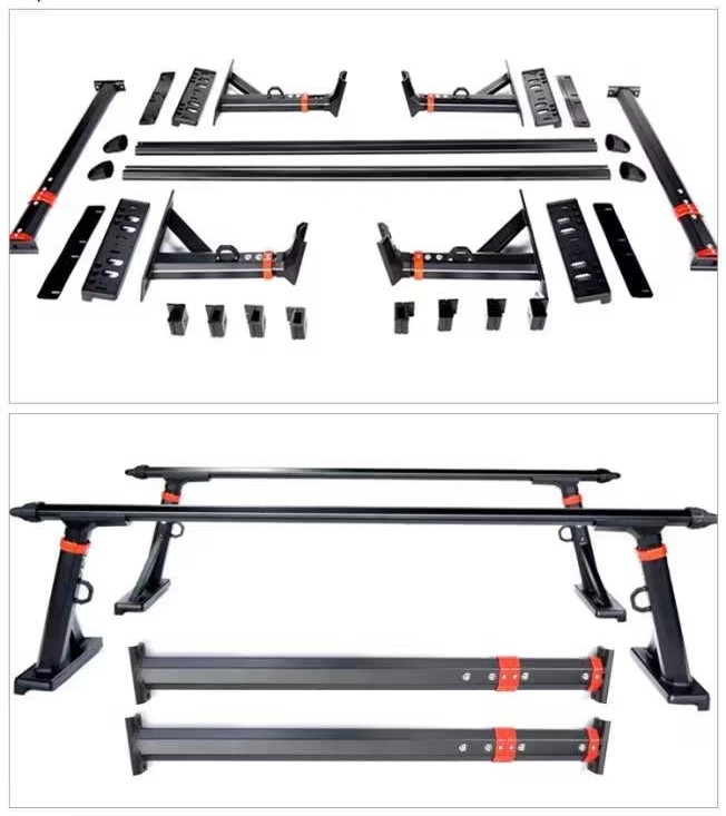 High Aluminum Truck Bed Rack Roll Bar For Carrying Longer Items On JEEP