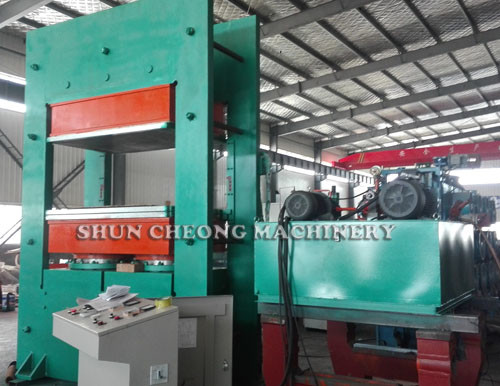 1000T 2 Layers Rubber Vulcanizing Press Machine Welding