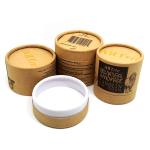 Printed Cosmetic Paper Tube Packaging Satin Inserted Velvet card Inserted