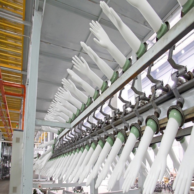 Medical Latex Rubber Medical Gloves Production Line