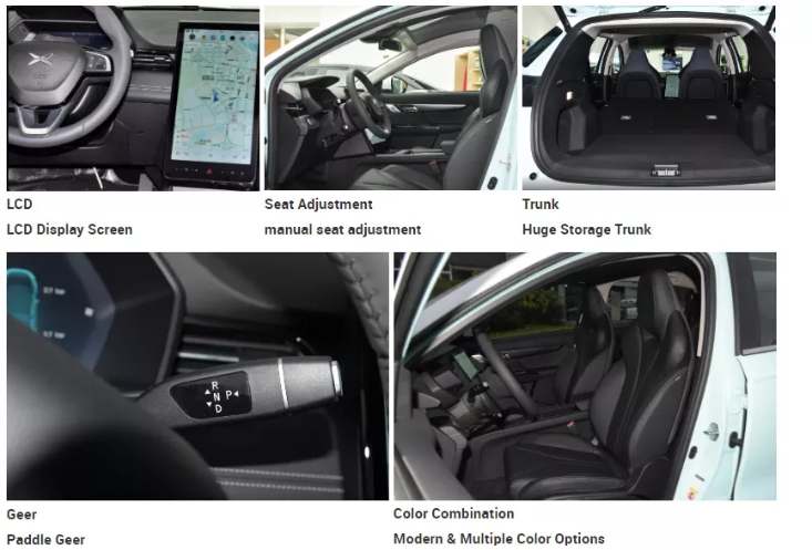 50-70kWh Battery Energy Left Steering High Speed Energy Vehicles Xiaopeng G3i SUV 4 Seats 520 KM Electric Car