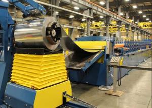 Quality Color Steel Metal Deck Roll Forming Machine 0.8 - 1.2mm Thickness 30KW wholesale