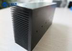 Black Powder Coating 6063 T5 Extruded Aluminum Heat Sink For Power Transformer