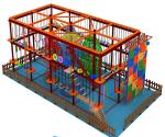 Karabiner Adventure Rope Course , High Ropes Training Course Multipurpose