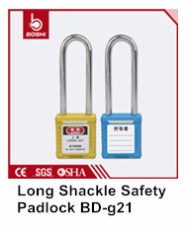 Anti-Rust Corrosion Safety Laminated LOTO Padlock for Lockout Tagout Metal steel sheets with metal shackle