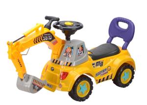 Quality 40 &quot; Push Kids Ride On Toys , Toddler Construction Sliding Car With Music wholesale