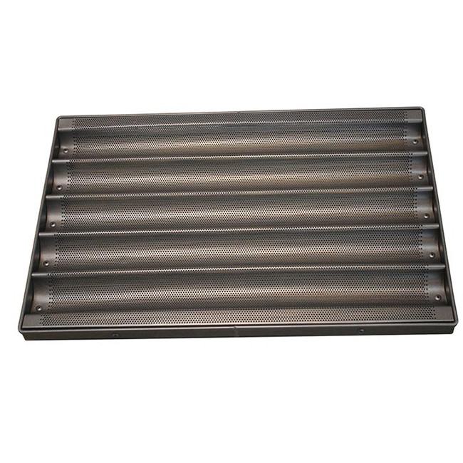 Multifunctional Perforated Baguette Ban Non - Stick Loaf Baking Tray