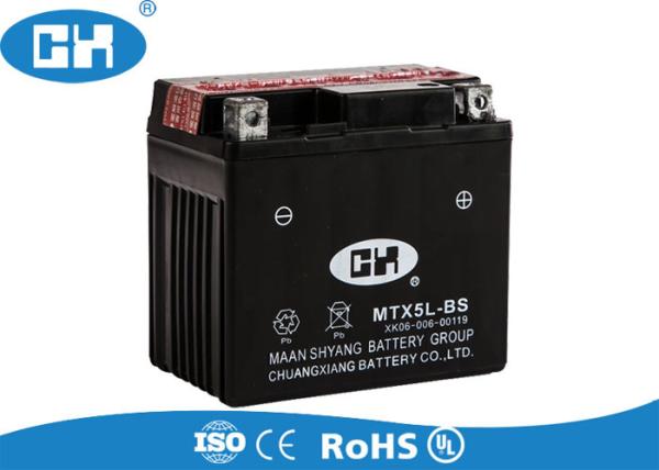 Dry Charged Small 12v Battery Motorcycle Fast Starting Reaction Long Service