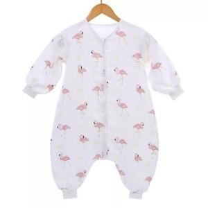 Quality Anti Bacterial Muslin Baby Pajamas Bodysuit 100 Cotton Easy Care Breathable wholesale