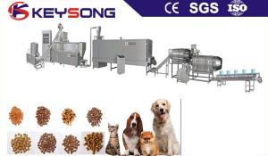 Quality Dog Cat Fish Feed Pet Food Making Machine Food Grade Stainless Steel 304 Low Energy Consumption wholesale