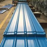 Galvanized Sunlight Roof Sheet Blue Color 1000-1220mm Roofing Tile Color