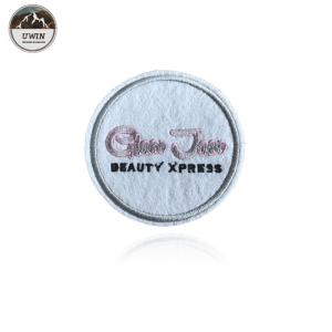 Quality Letter Embroidered Sports Patches Round Shape Custom Logo For Work Blouse wholesale