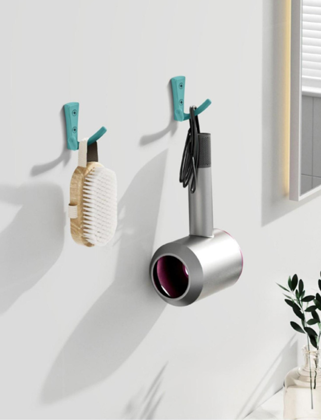 Near Moon Coat Hooks Wall Mounted Heavy Duty Metal Single Prong Robe Hanger Rustproof Wall Hooks For Towel Hat Key Bag