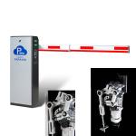 6 Meters Car Barrier Gate Straight Arm Parking Lot Automatic Gates ISO