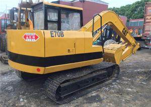 Quality Small Caterpillar E70B Midi Used Cat Excavator , Origin Weight 6900kg wholesale