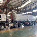 3 Axle Tipper Semi Trailer 60 Ton Dump Trailer Truck In Africa With Durable