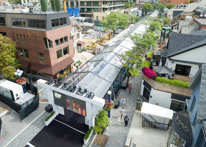 Large Black Roof 50m Warehouse Tent For Fashion Show