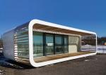 Prefabricated Garden Stuido Houselight Log Cabins With Light Steel Frame Cabin
