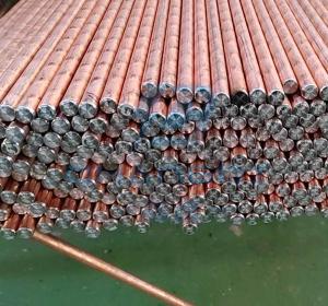 Quality 3 Meter Copper Coated Earthing Rod 8mm 16mm 20mm wholesale