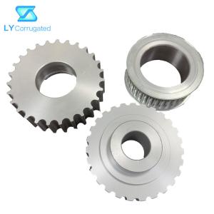 Quality Galvanized Carton Machine Spare Parts Straight Bore Synchronous Pulley Conveyor Belt Wheel wholesale