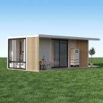 Deluxe Single Room Detachable Small Homes Prefab Office Container House with