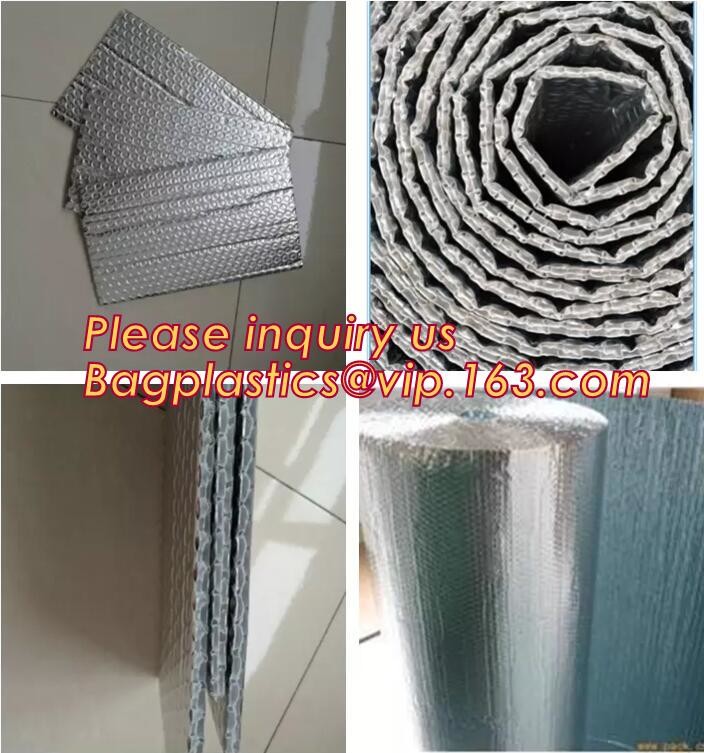 Double side Aluminium foil backed fiberglass fabric attic radiant barrier cloth,aluminium foil woven cloth, bulding mate