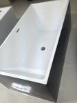 acrylic/ABS plain bathtub