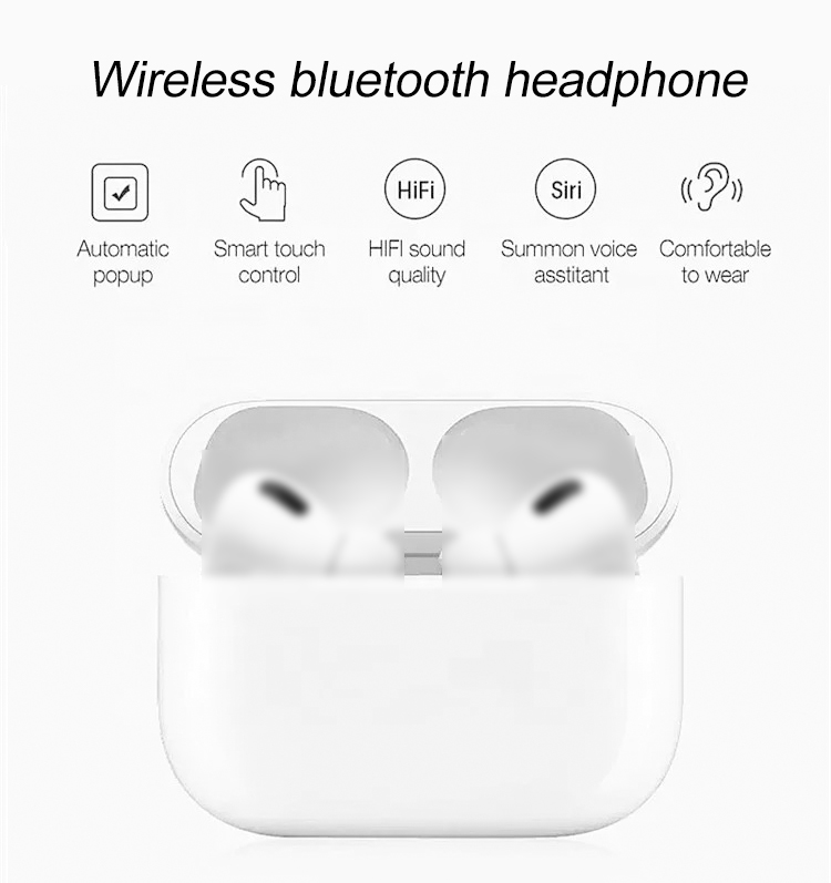 China AP3 Wireless Tws 1:1 Earbuds For Apple Earphone Headphone Bluetooth Headset