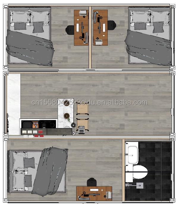 Office Building Removable Foldable Container House for Living and Office Prefab