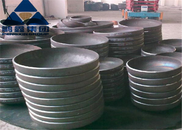 Wrought A234 WPB 6inch Large Diameter Steel Pipe End Caps SCH80