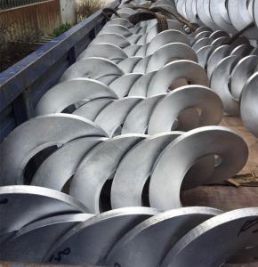 Quality Harvester Continuous Spiral Blade Screw Auger Flights ISO Certification wholesale
