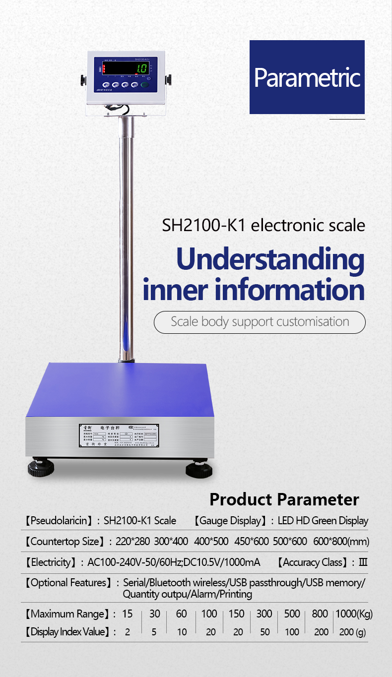 200KG LED Display Control Weighing Instrument for Industrial Efficiency and Accuracy