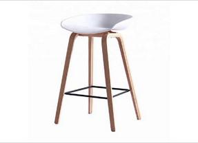Quality Wooden Leg Dining White 0.4cbm Modern Plastic Chairs 83cm Height wholesale