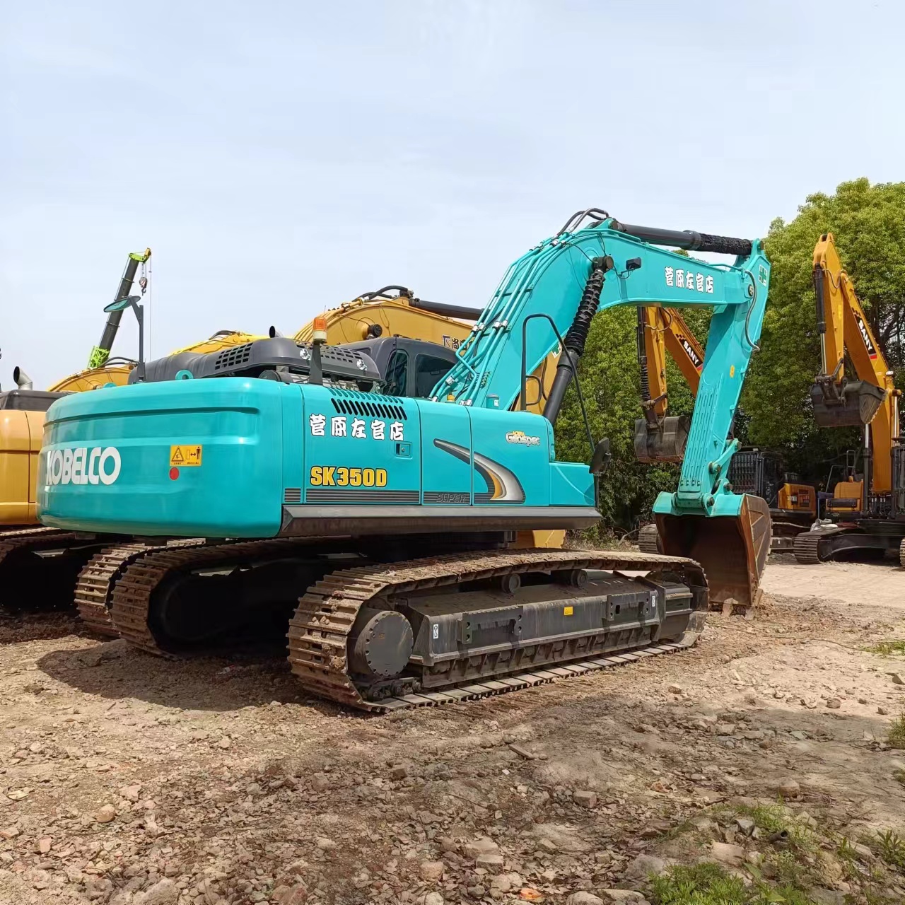 2016 Used Kobelco SK350 Excavator Digger With Original Hydraulic Pump In Good Condition