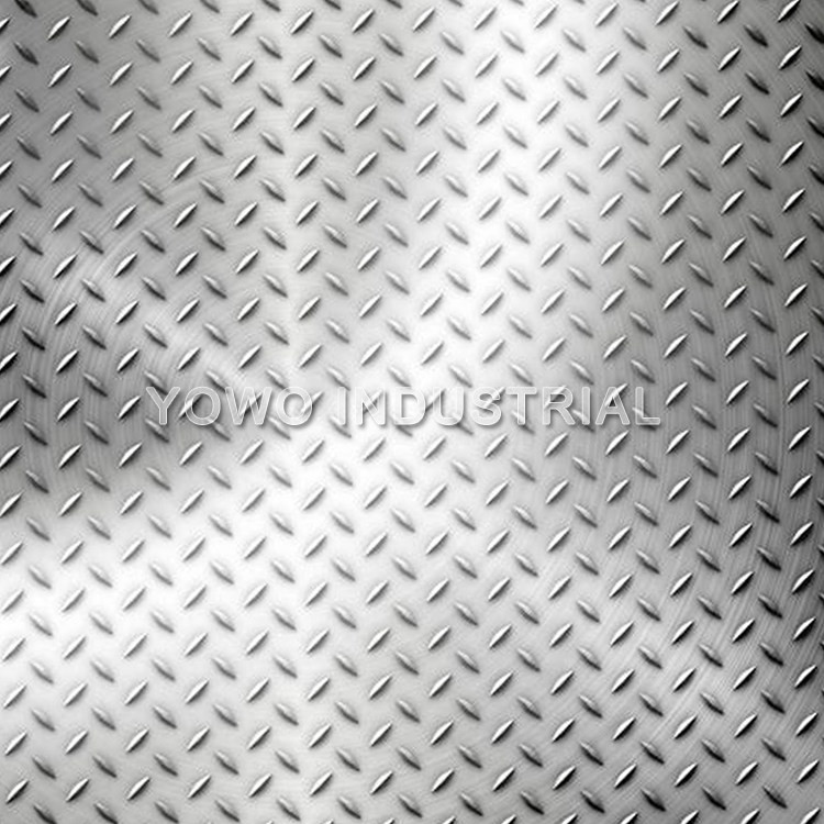 0.7mm 1250mm Width Self Adhesive Aluminum Checker Plate