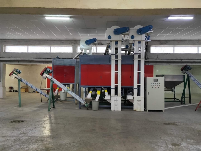 PET PVC ABS PP Plastic Scrap Recycling Plant Electrostatic Separator