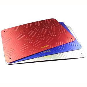 Quality Aluminum Anti Slip Board Metal Heel Plates For Racing &amp; Daily Drive 360x250mm wholesale