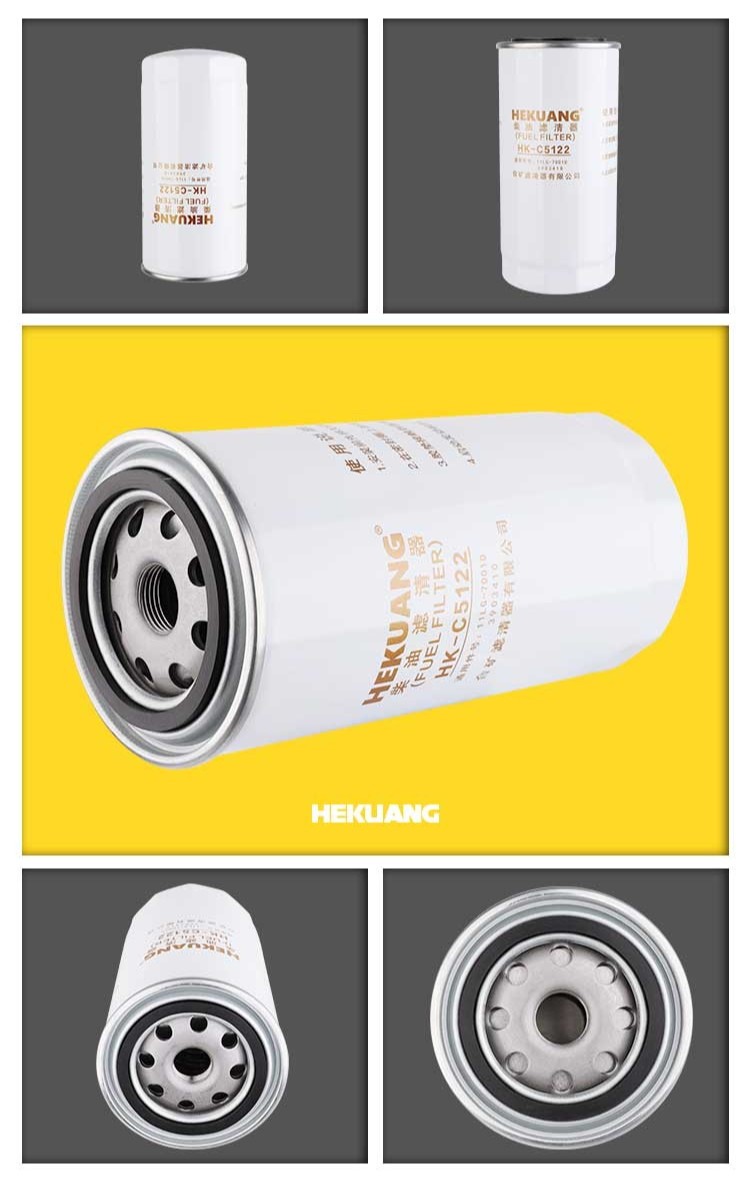 Diesel Engine Fuel Filter Hyundai C5122 For Diesel Water Separation