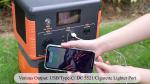 Solar Rechargeable Power Station 500W Outdoor Energy Storage Power Supply