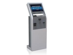 Quality 19in interactive self service kiosk for bank,mall,hospital wholesale