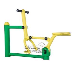 Quality outdoor fitness equipments steel based zinc powder coating Rider-OK-J02D wholesale