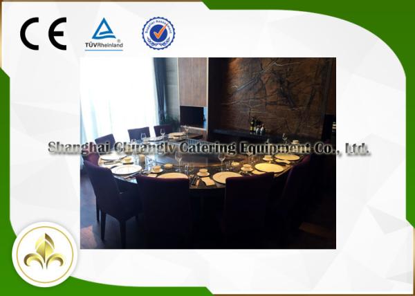 Eight Seat Japanese Restaurant Grill Table , Teppanyaki Table Grill With