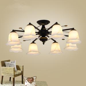 Quality Black Wrought iron dining room chandeliers ceiling lamp (WH-CI-102) wholesale