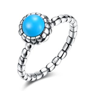 Quality 0.9cm 3.6g Sterling Silver Jewelry Rings 3A Cubic Zirconia Wedding Finger Ring wholesale