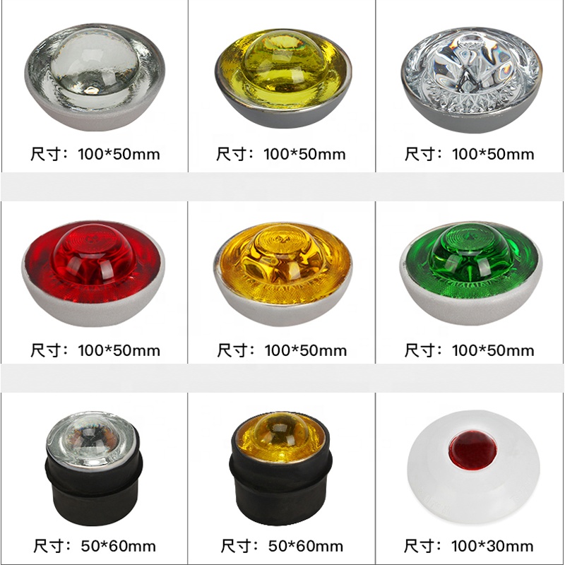 Highly Reflective Road Safety Reflector Aluminum Road Stud for Anti-pressure Pavement
