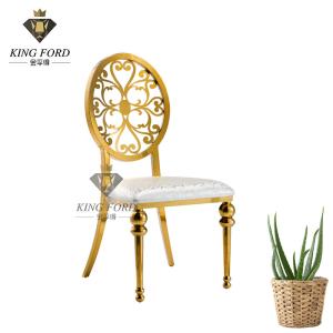 Quality Customized Seat Stainless Steel Garden Chairs SS Dining Chair 7kg wholesale