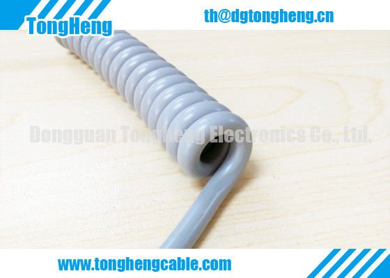 Convenient Use Extendable Coiled Spiral Cable 105C 300V